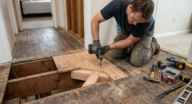 Squeaking Floor Repair Service